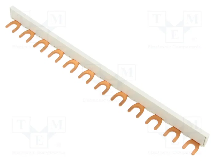 GEWISS Busbar de 63A con 12 módulos y conexión de horquilla GEWISS Busbar de 63A con 12 módulos y conexión de horquilla