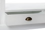 DKD Home Decor Mesa de Centro Menorca de Madera Blanca 108x48x56,5 cm