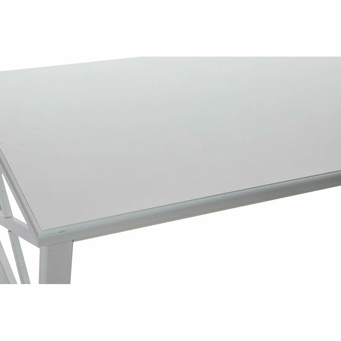 DKD Home Decor Mesa de Centro Menorca de Madera Blanca 108x48x56,5 cm
