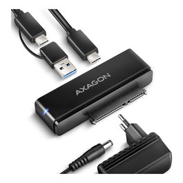 Axagon ADSA-FPX FastPortX Adaptador SATA a USB-C 3.1 - negro