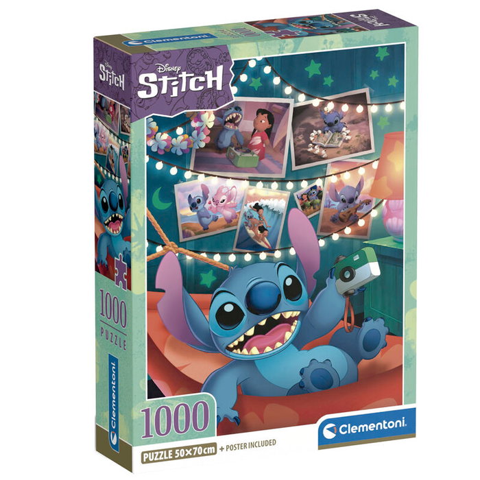Clementoni Puzzle Disney Stitch 1000 Piezas 70x50cm Clementoni Puzzle Disney Stitch 1000 Piezas 70x50cm