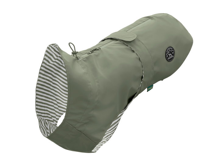 Hunter Abrigo Milford Ref. Milford 35 cm Verde, Cuello 26-54 cm, Vientre 40-52 cm, Resistente al Agua y al Viento