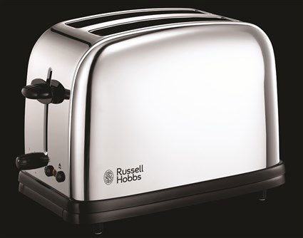 Russell Hobbs 23310-57 Tostador para Sándwiches Chester con Ranuras Anchas y Bandeja Recogemigas
