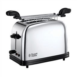 Russell Hobbs 23310-57 Tostador para Sándwiches Chester con Ranuras Anchas y Bandeja Recogemigas