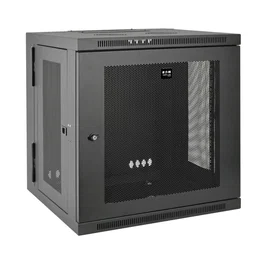 Tripp Lite SRW10US - Gabinete Armario Rack de Pared, 10U, Negro, para Equipo de 19", Capacidad 91 kg, Profundidad 52 cm