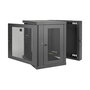 Tripp Lite SRW10US - Gabinete Armario Rack de Pared, 10U, Negro, para Equipo de 19", Capacidad 91 kg, Profundidad 52 cm