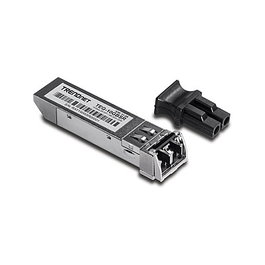 TRENDnet TEG-10GBSR SFP+ Transceptor de Fibra Óptica 10GBASE-LR, Multi-Modo LC, SR, 850 nm, 550 m, con DDM