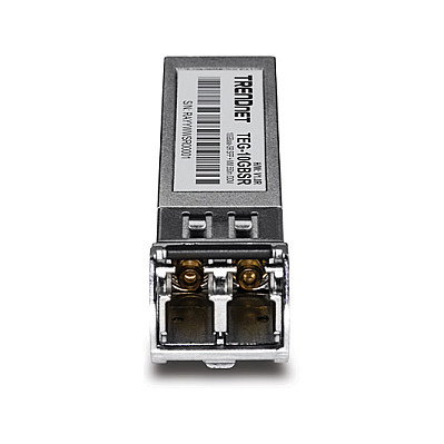 TRENDnet TEG-10GBSR SFP+ Transceptor de Fibra Óptica 10GBASE-LR, Multi-Modo LC, SR, 850 nm, 550 m, con DDM