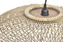 DKD Home Decor Lámpara de Techo de Bambú Natural Marrón 56x56x28 cm