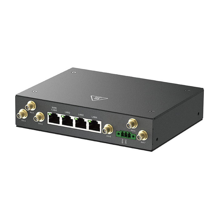 D-Link DWM-550-G Router Móvil 5G M2M VPN Wi-Fi 6 con 4 Puertos Gigabit, 6 Antenas Externas y Soporte 4G/5G/LTE, Negro