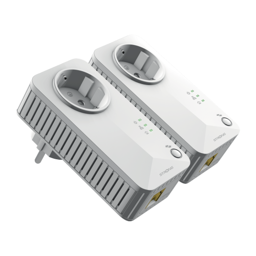 Strong Powerline 600 Duo Kit 600 Mbit/s Blanco Strong Powerline 600 Duo Kit 600 Mbit/s Blanco