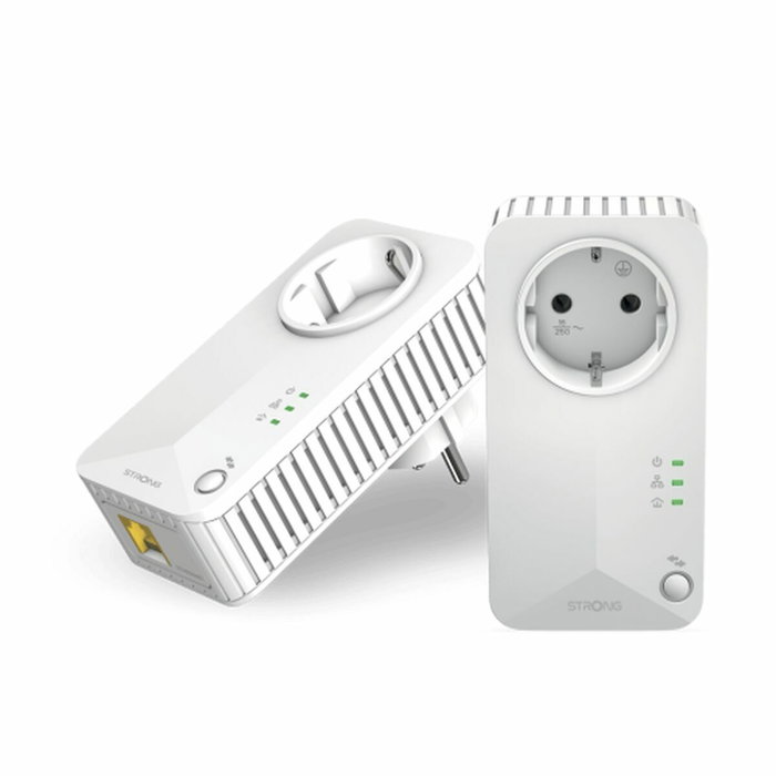 Strong Powerline 600 Duo Kit 600 Mbit/s Blanco Strong Powerline 600 Duo Kit 600 Mbit/s Blanco