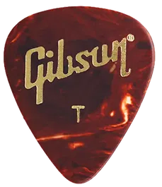 Gibson Pack 12 Púas Tortoise Perlado - Thin Gibson