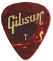 Gibson Pack 12 Púas Tortoise Perlado - Thin Gibson