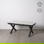Mesa Comedor Extensible Blanco 180 X 100 X 77 cm