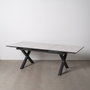 Ixia Mesa de Comedor Extensible Blanco 180 x 100 x 77 cm