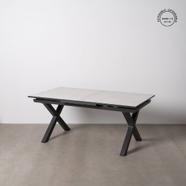 Ixia Mesa de Comedor Extensible Blanco 180 x 100 x 77 cm