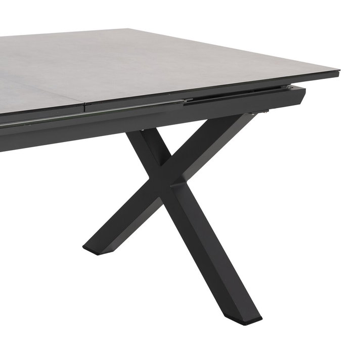 Ixia Mesa de Comedor Extensible Blanco 180 x 100 x 77 cm