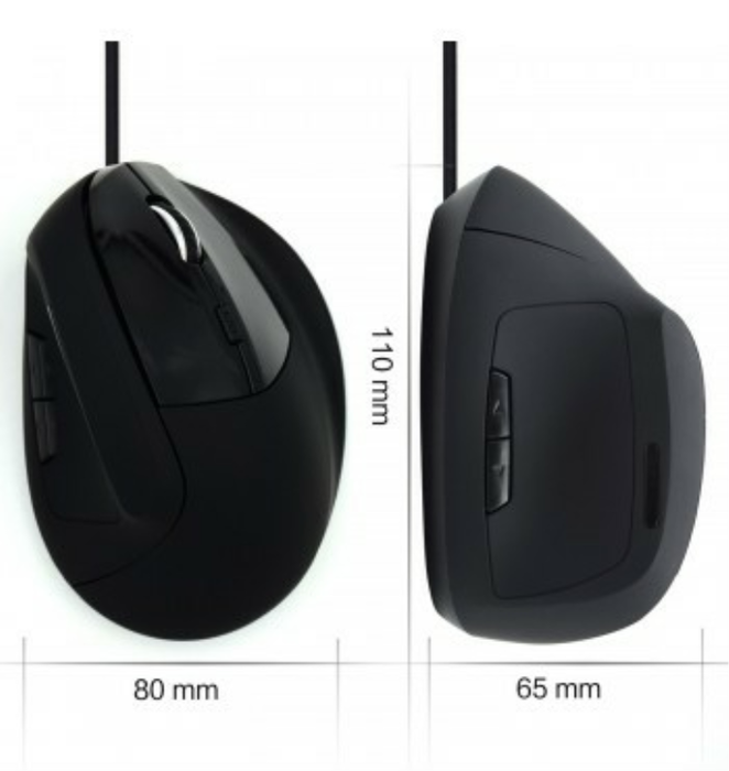 EWENT Ratón Vertical Ergonómico EW3157 1800 DPI Negro EWENT Ratón Vertical Ergonómico EW3157 1800 DPI Negro