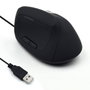 EWENT Ratón Vertical Ergonómico EW3157 1800 DPI Negro