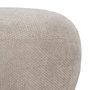 Puf Beige Tejido Salón 53 X 41 X 38 cm