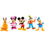 Just Play Disney Mickey Mouse Pack 5 Figuras Coleccionables No Articuladas 7,5 cm - Mickey, Minnie, Donald, Goofy y Pluto
