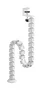 Neomounts ADS06-131WH Organizador Vertebral de Cables Blanco
