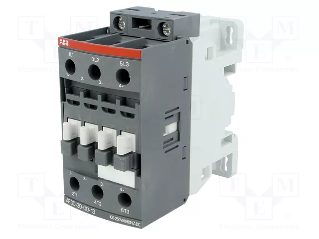 ABB AF Contactor 3-polar 30A 100-250VAC/VDC
