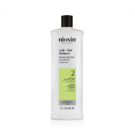 Nioxin Sistema 2 Champú para Cabello Natural con Debilitamiento Avanzado 1000 ml