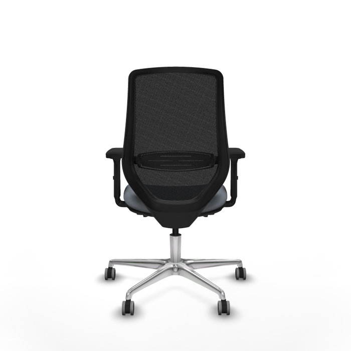 PIQUERAS Y CRESPO Silla de oficina Mardos con mecanismo Sincro/Traslack, Gris y Negro