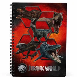Jurassic World Cuaderno Carnívoro con Efecto 3D, 8435450254246