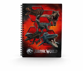 Sd toys Libreta Efecto 3D Carnivorous Jurassic World Licencia Oficial Cuaderno A5