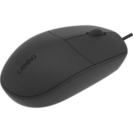 Rapoo N100 Ratón Óptico Ambidiestro Negro