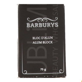 Sinelco Desodorante Natural Piedra de Alumbre Barburys 75 g - Cuidado Post Afeitado, Calma y Cierra Poros