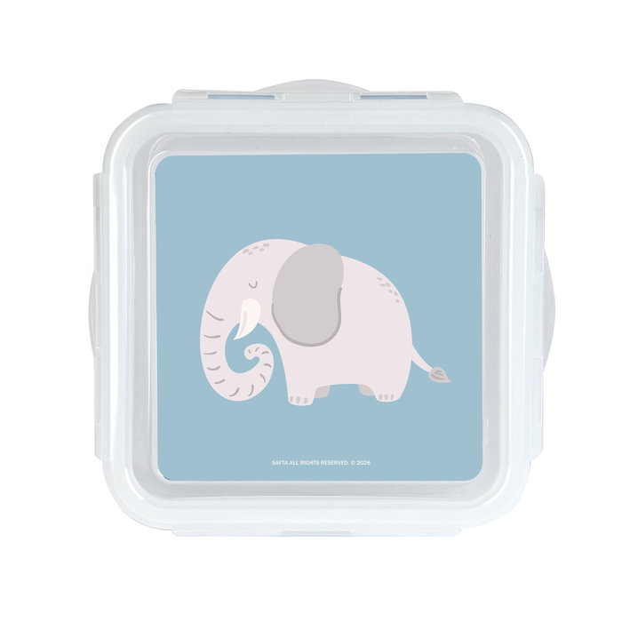 Fiambrera Safta Elefante Azul Infantil