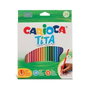 Carioca Tita Lápices de Colores Surtidos, 24 Unidades, Hexagonales
