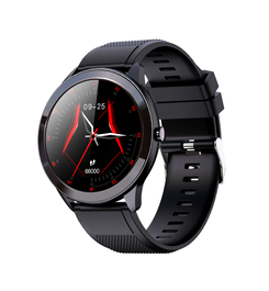 Leotec Smartwatch Multisport Wave Negro - Reloj Inteligente con Pulsómetro y Oxímetro, Pantalla Táctil a Color, Notificaciones y Resistencia IP68