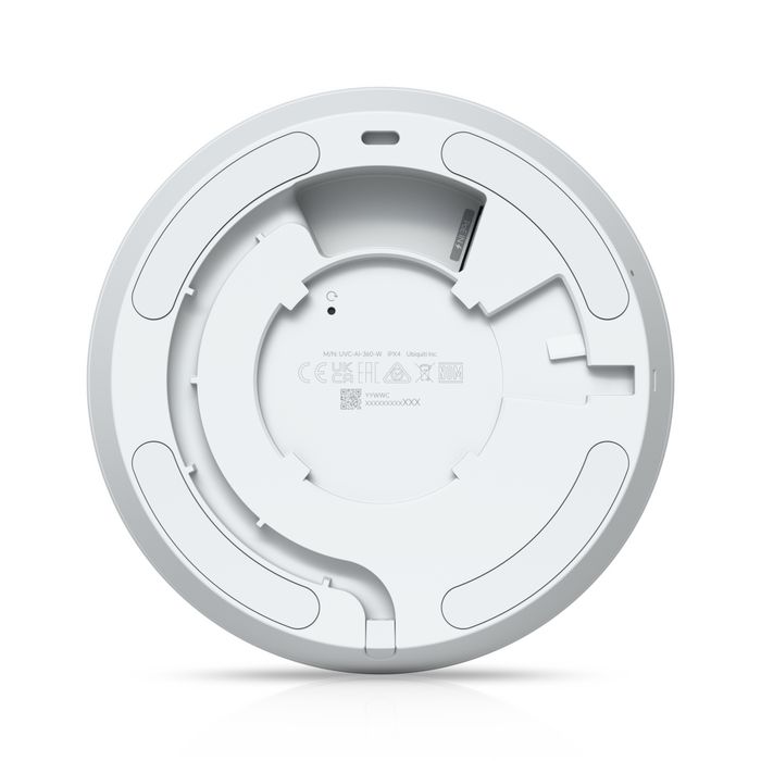 Ubiquiti 5MP CMOS, 2K (4MP) Cámara de Vigilancia 360°, Audio Bidireccional, IPX4, IK08, PoE, Blanca