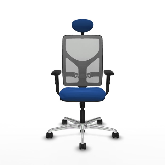 PIQUERAS Y CRESPO Silla de oficina Motilla con mecanismo Sincro, Azul y Gris PIQUERAS Y CRESPO Silla de oficina Motilla con mecanismo Sincro, Azul y Gris