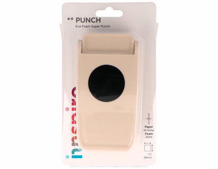 Innspiro Troqueladora de figuras Eva Foam Super Punch círculo 38mm