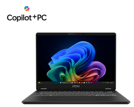 MSI 9S7-14N321-029 Portátil Prestige 14 AI+ EVO C2VMG Intel Core Ultra 7, 16GB LPDDR5X, 1TB NVME SSD, Pantalla 14" 2.8K OLED 120Hz, Gris, Windows 11 Home