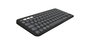 Logitech K380s Pebble Keys 2 Teclado Bluetooth Compacto y Silencioso Multi-Dispositivo, Fabricado con Plástico Reciclado, Batería de Larga Duración
