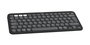 Logitech K380s Pebble Keys 2 Teclado Bluetooth Compacto y Silencioso Multi-Dispositivo, Fabricado con Plástico Reciclado, Batería de Larga Duración