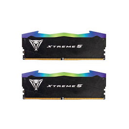 Patriot PE926 Viper Xtreme 5 RGB Kit de Memoria RAM 32GB (2x16GB) DDR5 7600MHz CL36 DIMM, Con Iluminación RGB y Disipador Térmico