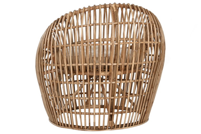 DKD Home Decor Silla de Ratán y Bambú Natural DKD Home Decor Silla de Ratán y Bambú Natural