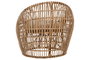 DKD Home Decor Silla de Ratán y Bambú Natural