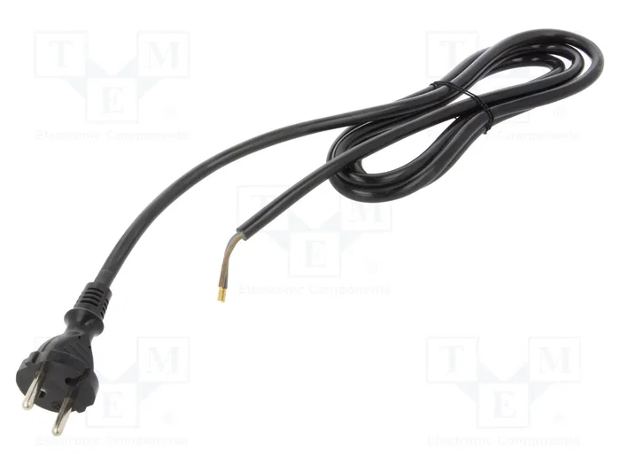 PLASTROL Cable de alimentación H07BQ-F 2x1,5mm2 2m PLASTROL Cable de alimentación H07BQ-F 2x1,5mm2 2m