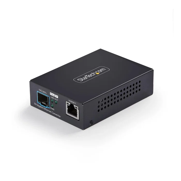 StarTech.com MCM10GSFP2 Conversor de medios 10000 Mbit/s SFP+ Negro StarTech.com MCM10GSFP2 Conversor de medios 10000 Mbit/s SFP+ Negro
