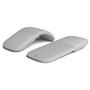 Microsoft Surface Arc Mouse, Ratón Inalámbrico Bluetooth, Tecnología BlueTrack, Ambidiestro, 1000 DPI, Gris Claro, Ideal para Viajes y Windows