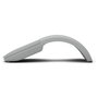 Microsoft Surface Arc Mouse, Ratón Inalámbrico Bluetooth, Tecnología BlueTrack, Ambidiestro, 1000 DPI, Gris Claro, Ideal para Viajes y Windows